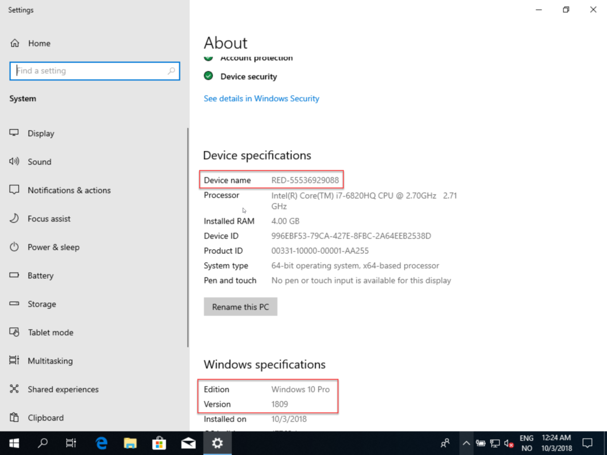 Set computer name with Autopilot in Windows 1809 – CTGlobal