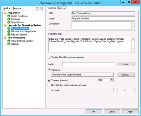 Koncentration Hukommelse browser Add the “Trigger Setup Rollback” Step in Windows vNext (Windows 10) Upgrade  Task Sequence for proper status monitoring – CTGlobal