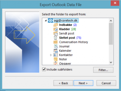 Move An Outlook Data file To A New Computer / (.pst ...